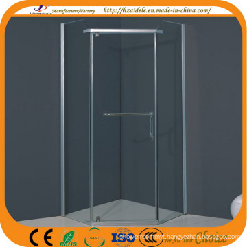 Without Tray Diamond Glass Bath Screen (ADL-8024)